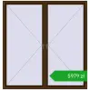 Pricing Tilt-and-Turn 2200x2300 mm REHAU OPTIMUM EURO-DESIGN 70 DARK_OAK two-sided. Price: 5978,59 zł