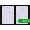 Ustalenie cen Okna skrzydłowe 1830x1295 mm REHAU ENERGY-SAVING SYNEGO MD BLACK_BROWN dwustronny. Cena: 2609,82 zł