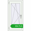 Pricing Tilt-and-Turn 500x1000 mm REHAU ENERGY-SAVING SYNEGO MD RAL 9016 Traffic white two-sided. Price: 893.84 PLN