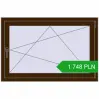 Pricing Tilt-and-Turn 1170x770 mm REHAU OPTIMUM EURO-DESIGN 70 DARK_OAK two-sided. Price: 1 748.15 PLN