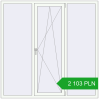 Pricing Tilt-and-Turn 1800x1800 mm REHAU ENERGY-SAVING SYNEGO MD RAL 9016 Traffic white two-sided. Price: 2 102.53 PLN