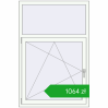 Pricing Tilt-and-Turn 1000x1500 mm REHAU OPTIMUM EURO-DESIGN 70 RAL 9016 Traffic white two-sided. Price: 1063,58 zł