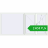 Pricing Tilt-and-Turn 2500x1200 mm REHAU OPTIMUM EURO-DESIGN 70 WALNUT external. Price: 2 607.52 PLN