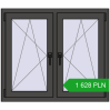 Ustalenie cen Okna skrzydłowe 1050x905 mm REHAU ENERGY-SAVING SYNEGO MD BASALT_GREY dwustronny. Cena: 1628,24 zł