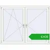 Pricing Tilt-and-Turn 1800x1400 mm REHAU OPTIMUM EURO-DESIGN 70 RAL 9016 Traffic white two-sided. Price: 407,94 €