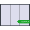 Pricing Tilt-and-Turn 2400x1800 mm REHAU OPTIMUM EURO-DESIGN 70 ANTHRACITE_GREY_STRUKTURAL two-sided. Price: 2 963.67 PLN