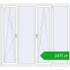 Pricing Tilt-and-Turn 2000x1800 mm REHAU OPTIMUM EURO-DESIGN 70 RAL 9016 Traffic white two-sided. Price: 2470,72 zł