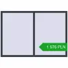 Pricing Tilt-and-Turn 1770x1220 mm REHAU OPTIMUM EURO-DESIGN 70 ANTHRACITE_GREY_STRUKTURAL two-sided. Price: 1 575.98 PLN