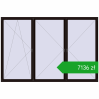 Ustalenie cen Okna skrzydłowe 3600x2400 mm REHAU ENERGY-SAVING SYNEGO MD BLACK_BROWN dwustronny. Cena: 7136,27 zł