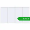 Pricing Tilt-and-Turn 4200x2300 mm REHAU OPTIMUM EURO-DESIGN 70 RAL 9016 Traffic white two-sided. Price: 6043,34 zł