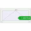Pricing Tilt-and-Turn 1500x700 mm REHAU OPTIMUM EURO-DESIGN 70 BLACK_BROWN external. Price: 1 326.24 PLN