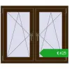 Ustalenie cen Okna skrzydłowe 1080x920 mm REHAU ENERGY-SAVING SYNEGO MD DARK_OAK dwustronny. Cena: 425,02 €