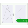Pricing Tilt-and-Turn 1450x1150 mm REHAU OPTIMUM EURO-DESIGN 70 RAL 9016 Traffic white two-sided. Price: 353,48 €