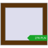 Pricing Tilt-and-Turn 500x450 mm REHAU OPTIMUM EURO-DESIGN 70 WALNUT two-sided. Price: 275.81 PLN