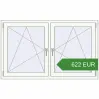 Pricing Tilt-and-Turn 1480x900 mm KORSA ENERGY-SAVING REHAU SYNEGO MD. Price: 621.95 EUR