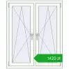 Pricing Tilt-and-Turn 1005x1220 mm REHAU ENERGY-SAVING SYNEGO MD RAL 9016 Traffic white two-sided. Price: 1420,01 zł