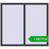 Pricing Tilt-and-Turn 1300x1170 mm REHAU OPTIMUM EURO-DESIGN 70 ANTHRACITE_GREY_STRUKTURAL two-sided. Price: 1 480.03 PLN
