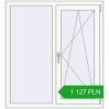 Pricing Tilt-and-Turn 1100x1200 mm REHAU OPTIMUM EURO-DESIGN 70 RAL 9016 Traffic white two-sided. Price: 1 127.43 PLN