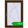 Pricing Tilt-and-Turn 800x1200 mm REHAU ENERGY-SAVING SYNEGO MD DARK_OAK two-sided. Price: 1248,27 zł