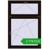 Pricing Tilt-and-Turn 1099x1600 mm REHAU OPTIMUM EURO-DESIGN 70 BLACK_BROWN two-sided. Price: 2 777.96 PLN