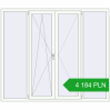 Pricing Tilt-and-Turn 2100x1800 mm REHAU ENERGY-SAVING SYNEGO MD RAL 9016 Traffic white two-sided. Price: 4 183.7 PLN