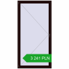 Pricing Tilt-and-Turn 1200x2400 mm REHAU ENERGY-SAVING SYNEGO MD CHOCOLATE_BROWN two-sided. Price: 3 241.21 PLN