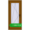 Pricing Tilt-and-Turn 520x1150 mm REHAU OPTIMUM EURO-DESIGN 70 GOLDEN OAK two-sided. Price: 1 085.61 PLN