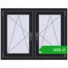 Pricing Tilt-and-Turn 1035x800 mm REHAU ENERGY-SAVING SYNEGO MD BLACK_ULTI-MATT two-sided. Price: 1487,58 zł