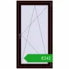 Ustalenie cen Okna skrzydłowe 800x1500 mm REHAU OPTIMUM EURO-DESIGN 70 CHOCOLATE_BROWN dwustronny. Cena: 241,51 €