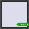 Pricing Tilt-and-Turn 850x850 mm REHAU OPTIMUM EURO-DESIGN 70 ANTHRACITE_GREY_GLATT two-sided. Price: 609.01 PLN