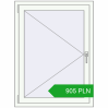 Pricing Tilt-and-Turn 840x1130 mm REHAU OPTIMUM EURO-DESIGN 70 RAL 9016 Traffic white two-sided. Price: 905.17 PLN