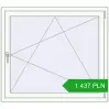 Pricing Tilt-and-Turn 1200x1060 mm REHAU ENERGY-SAVING SYNEGO MD RAL 9016 Traffic white two-sided. Price: 1 436.85 PLN