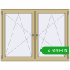 Pricing Tilt-and-Turn 1600x1200 mm ALU STANDARD 72 RAL 1000 Green beige two-sided. Price: 4 618.53 PLN