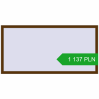 Pricing Tilt-and-Turn 1800x900 mm REHAU OPTIMUM EURO-DESIGN 70 WALNUT two-sided. Price: 1 136.67 PLN