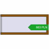 Pricing Tilt-and-Turn 1200x500 mm REHAU OPTIMUM EURO-DESIGN 70 GOLDEN OAK two-sided. Price: 662.93 PLN