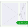 Pricing Tilt-and-Turn 1600x1500 mm REHAU ENERGY-SAVING SYNEGO MD RAL 9016 Traffic white two-sided. Price: 2 755.11 PLN