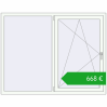 Ustalenie cen Okna skrzydłowe 1680x1300 mm KORSA OPTIMUM REHAU EURO 70. Cena: 667,55 €