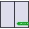 Pricing Tilt-and-Turn 2500x2350 mm REHAU BRILLANT DESIGN ANTHRACITE_GREY_STRUKTURAL two-sided. Price: 5 619.58 PLN