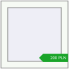 Pricing Tilt-and-Turn 500x500 mm REHAU OPTIMUM EURO-DESIGN 70 RAL 9016 Traffic white two-sided. Price: 199.61 PLN