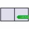 Pricing Tilt-and-Turn 1970x950 mm REHAU OPTIMUM EURO-DESIGN 70 ANTHRACITE_GREY_STRUKTURAL two-sided. Price: 1 428.62 PLN