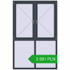 Pricing Tilt-and-Turn 1360x2100 mm REHAU OPTIMUM EURO-DESIGN 70 ANTHRACITE_GREY_STRUKTURAL two-sided. Price: 3 591 PLN