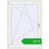 Ustalenie cen Okna skrzydłowe 980x1380 mm REHAU OPTIMUM EURO-DESIGN 70 RAL 9016 Traffic white dwustronny. Cena: 224,38 €