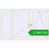Pricing Tilt-and-Turn 2080x1330 mm REHAU OPTIMUM EURO-DESIGN 70 RAL 9016 Traffic white two-sided. Price: 2 246.24 PLN