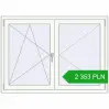 Pricing Tilt-and-Turn 1400x1000 mm REHAU ENERGY-SAVING SYNEGO MD ANTHRACITE_GREY_STRUKTURAL external. Price: 2 352.79 PLN