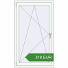 Ustalenie cen Okna skrzydłowe 850x1450 mm KORSA BRILLANT DESIGN RAL 9016 Traffic white dwustronny. Cena: 317.71 EUR