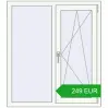 Pricing Tilt-and-Turn 1030x1165 mm REHAU OPTIMUM EURO-DESIGN 70 RAL 9016 Traffic white two-sided. Price: 249.26 EUR