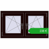 Ustalenie cen Okna skrzydłowe 990x560 mm REHAU OPTIMUM EURO-DESIGN 70 CHOCOLATE_BROWN dwustronny. Cena: 237,52 €
