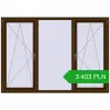 Pricing Tilt-and-Turn 2000x1400 mm REHAU OPTIMUM EURO-DESIGN 70 DARK_OAK two-sided. Price: 3 402.78 PLN