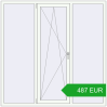 Pricing Tilt-and-Turn 1800x1800 mm REHAU OPTIMUM EURO-DESIGN 70 RAL 9016 Traffic white two-sided. Price: 487.27 EUR