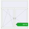 Ustalenie cen Okna skrzydłowe 1800x1900 mm REHAU OPTIMUM EURO-DESIGN 70 RAL 9016 Traffic white dwustronny. Cena: 468,98 €